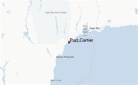 port cartier population|port cartier quebec map.